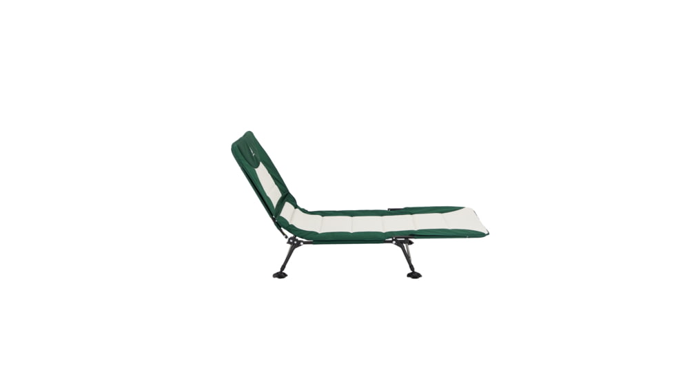 Woods Portable Quick Set-up Folding Adjustable 2-in-1 Camping Lounger/Cot, Green, CTI0765535G