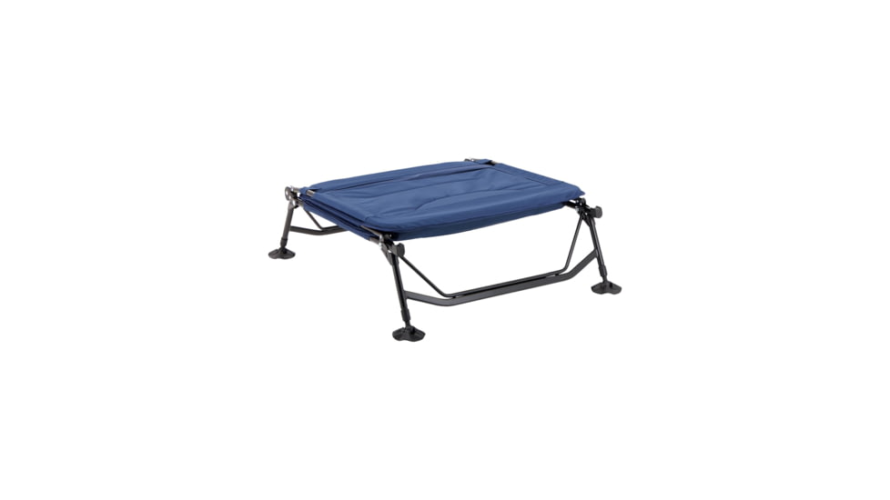 Woods Portable Quick Set-up Folding Adjustable 2-in-1 Camping Lounger/Cot, Navy, CTI0765535N
