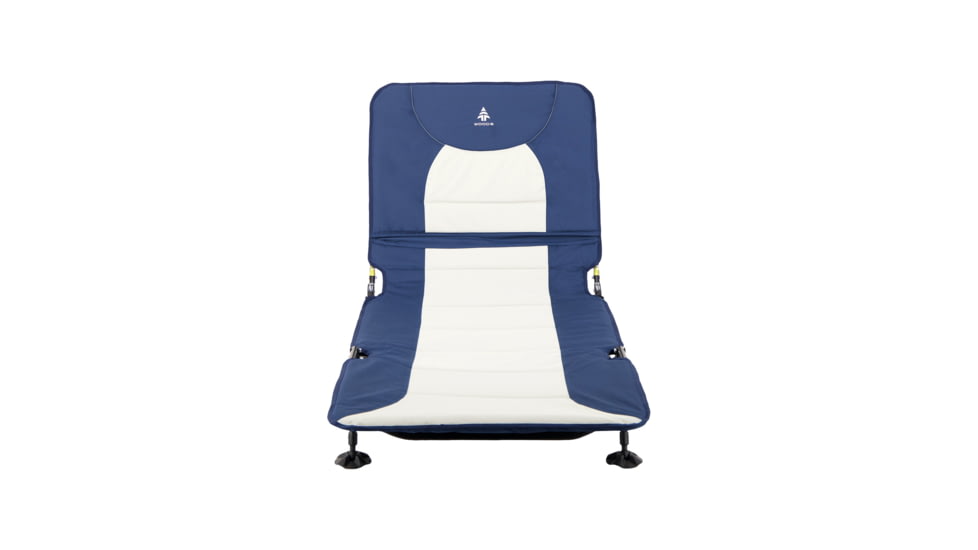 Woods Portable Quick Set-up Folding Adjustable 2-in-1 Camping Lounger/Cot, Navy, CTI0765535N
