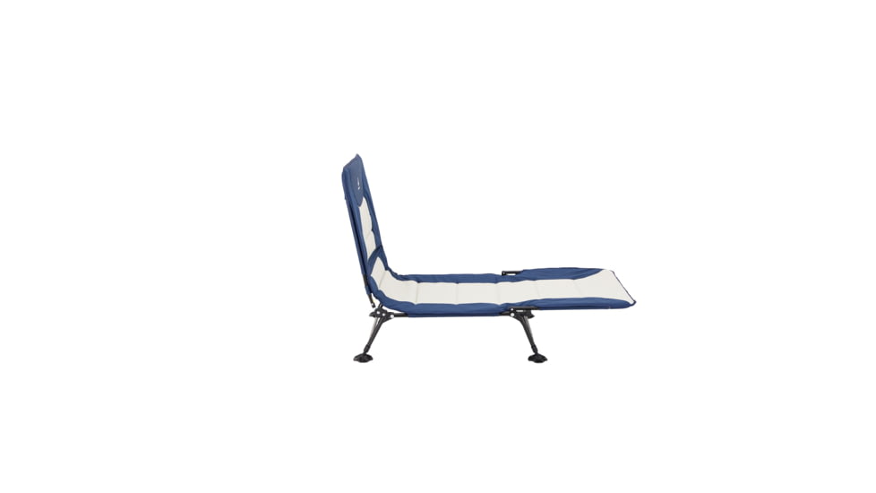 Woods Portable Quick Set-up Folding Adjustable 2-in-1 Camping Lounger/Cot, Navy, CTI0765535N