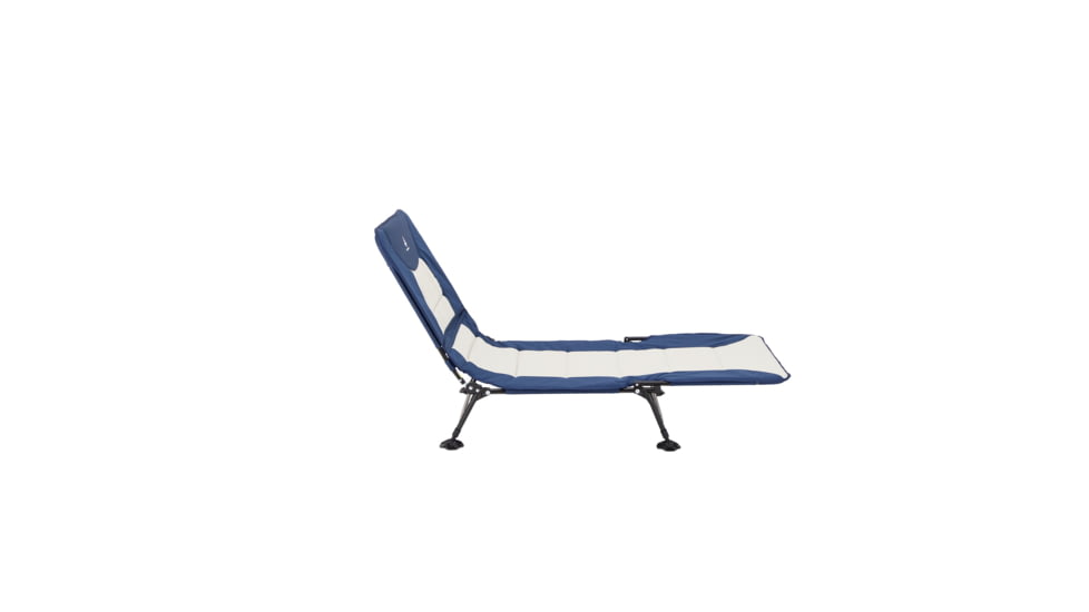 Woods Portable Quick Set-up Folding Adjustable 2-in-1 Camping Lounger/Cot, Navy, CTI0765535N