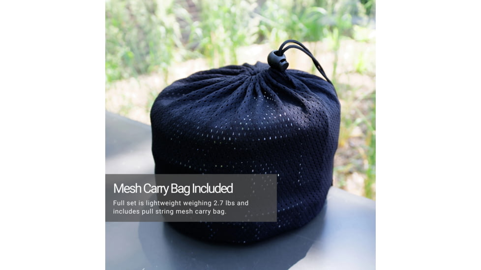 Woods Selkirk Anodized 4-pc Camping Cook Set, CTI0766080