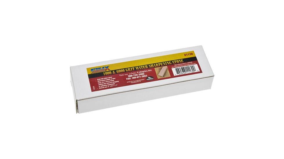 Steelex 1,000 Grit/6,000 Grit Japanese Waterstone, 2-1/8" in. x 8-1/2 in. x 7/8 in. D1130
