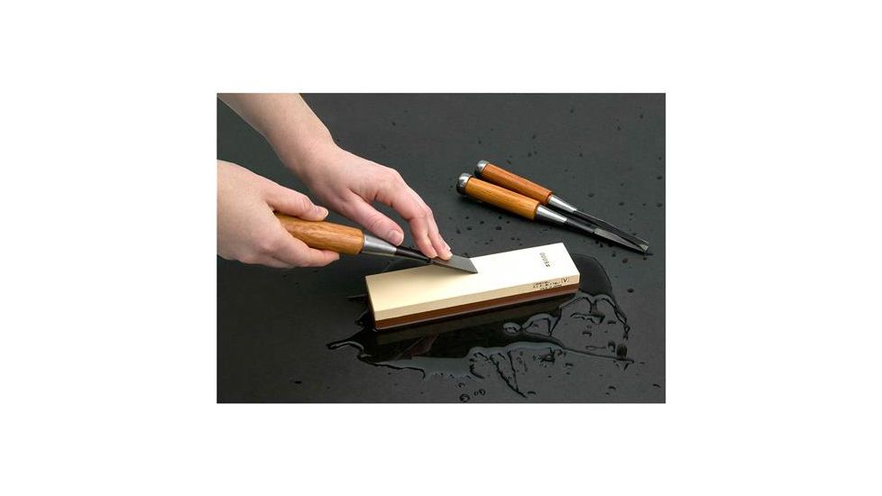 Steelex 1,000 Grit/6,000 Grit Japanese Waterstone, 2-1/8" in. x 8-1/2 in. x 7/8 in. D1130