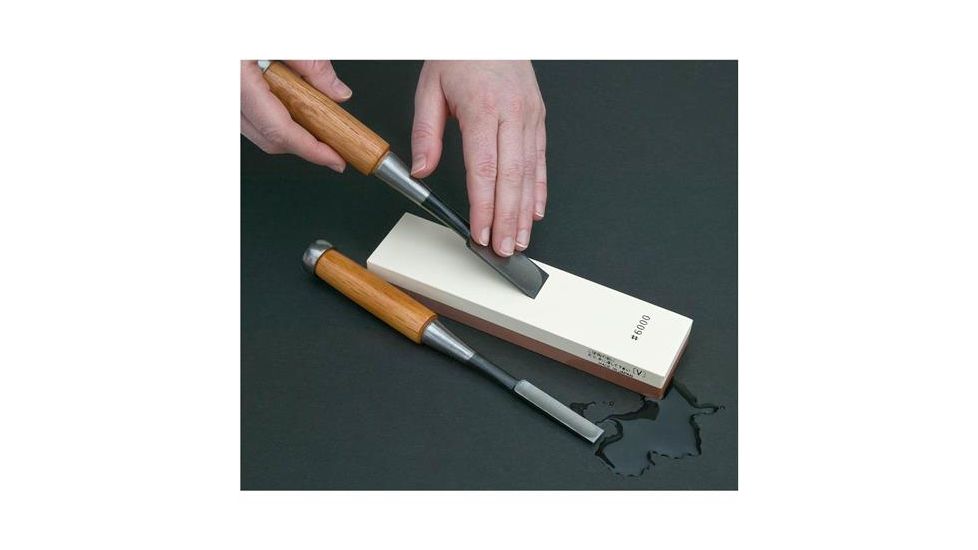 Steelex 1,000 Grit/6,000 Grit Japanese Waterstone, 2-1/8" in. x 8-1/2 in. x 7/8 in. D1130