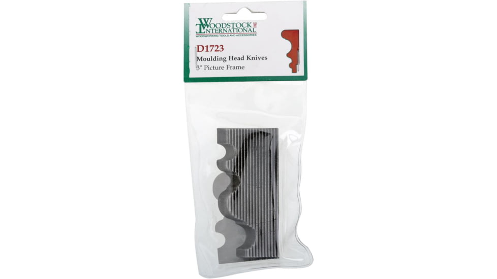 Woodstock 3in Picture Frame Moulding Head Knives, Set of 2, D1723