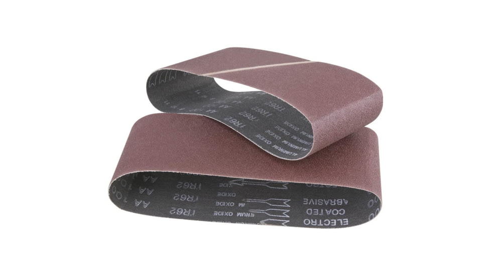 Woodstock 3in x 24in 120 grit Aluminum Oxide Sanding Belt 2 pk. D1238