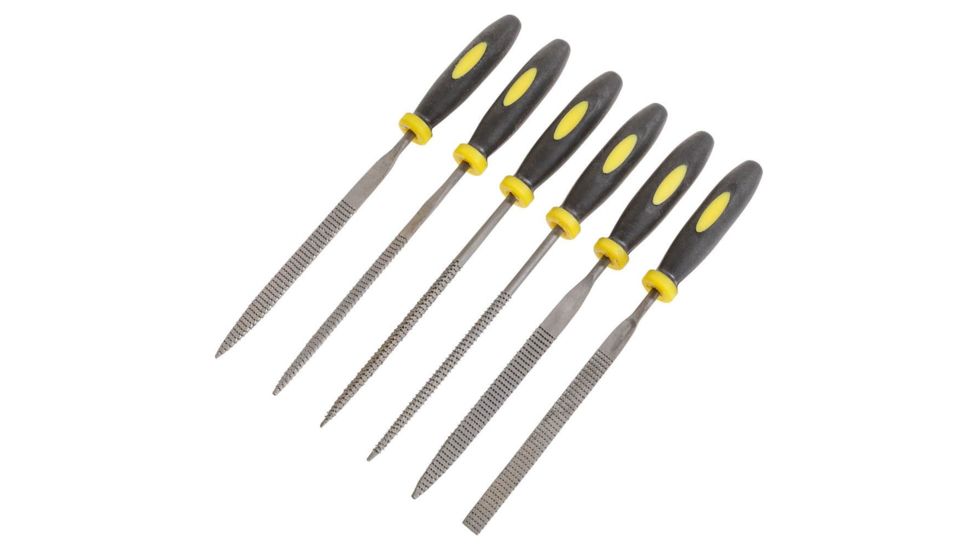 Shop Fox 5-1/2in Assorted Rasp Set, 6 pc. D4574