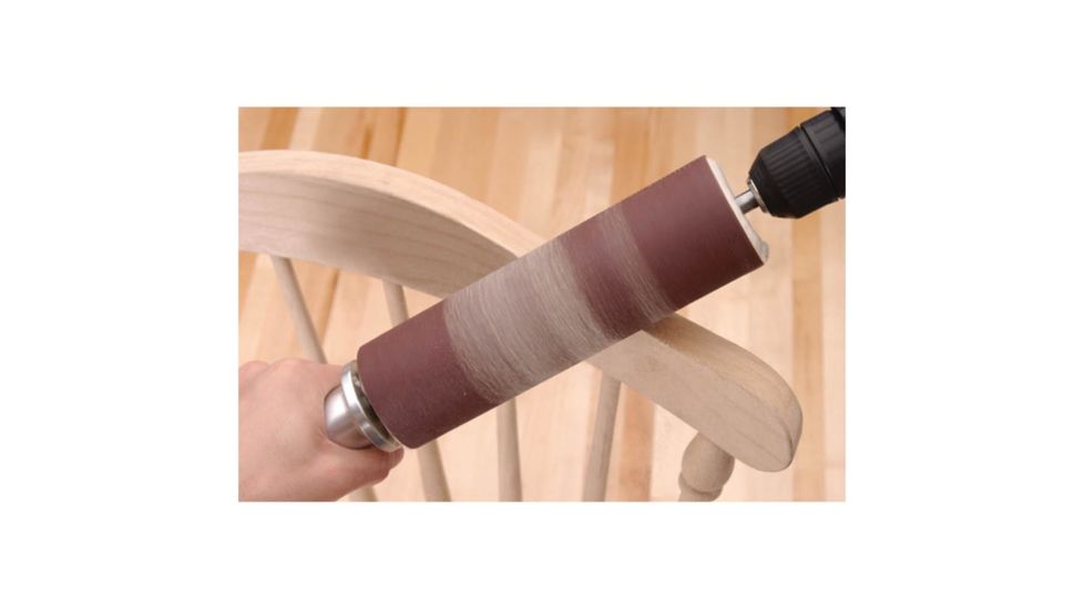 Shop Fox 7-1/2in x 2-1/4in Handheld Pneumatic Drum Sander, D4595