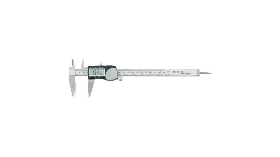 Shop Fox 8 in. Stainless Steel Digital Caliper, Decimal/Fractional Digital D4130
