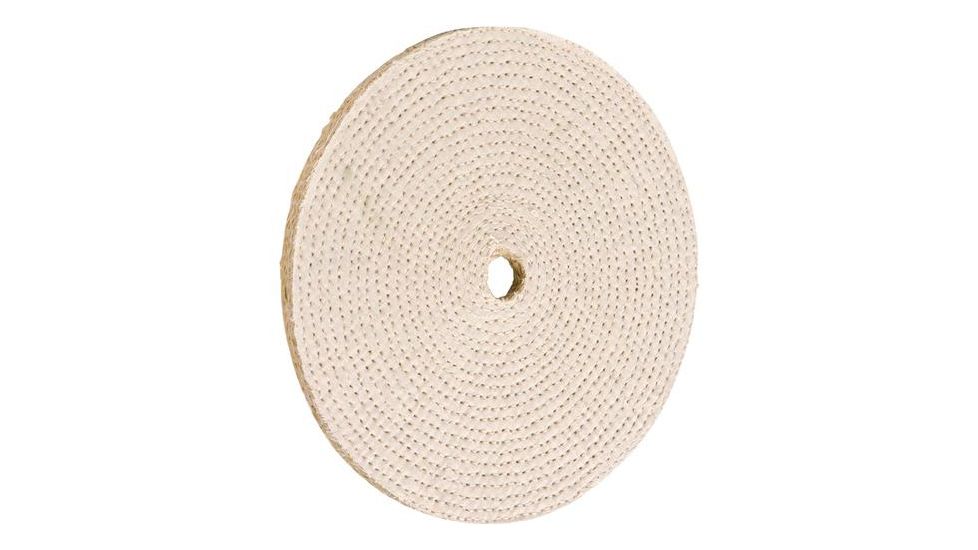 Woodstock Laminated Sisal Buffing Wheel, 8in. Diameter x 1/2in. Diameter x 5/8in. Hole D2523