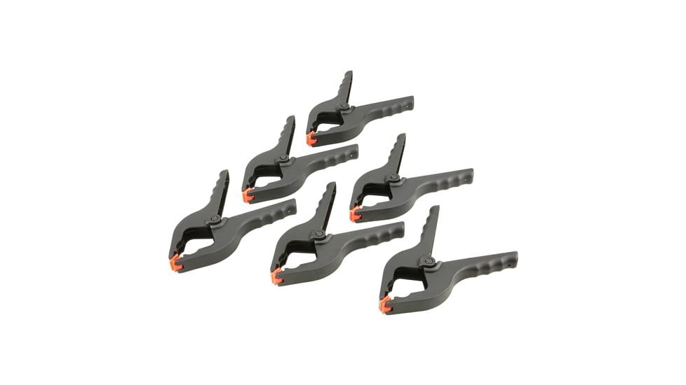 Shop Fox Polymer Spring Clamp Set, 6 pc., 3in. D4069
