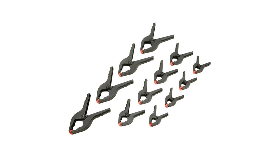 Shop Fox Polymer Spring Clamp Set, 12 pc. D4129