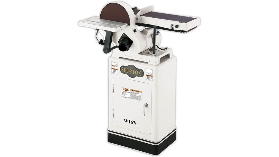 Shop Fox 1 HP 6in Belt / 10in Disk Combination Sander, W1676