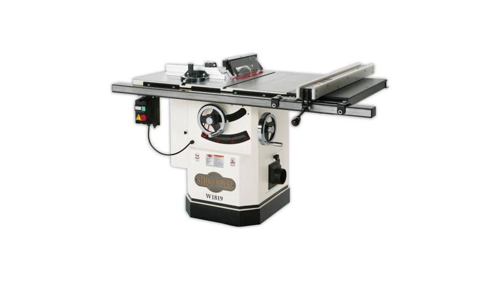 Shop Fox 10in 3 HP Cabinet Table Saw with Riving knife, W1819