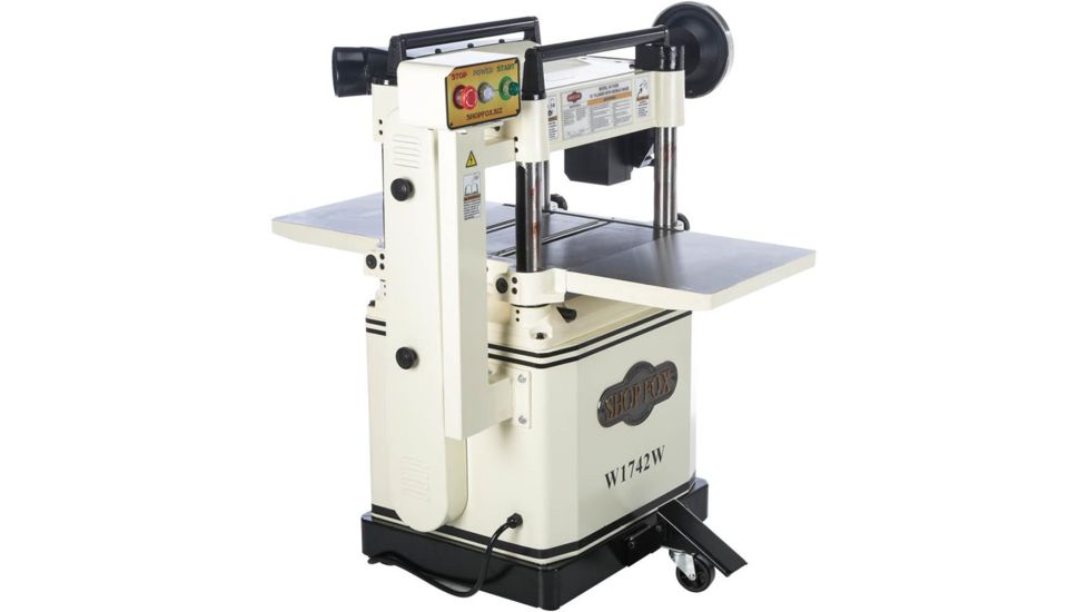 Woodstock SHOP FOX 15in Planer with Built-in Mobile Base, W1742W