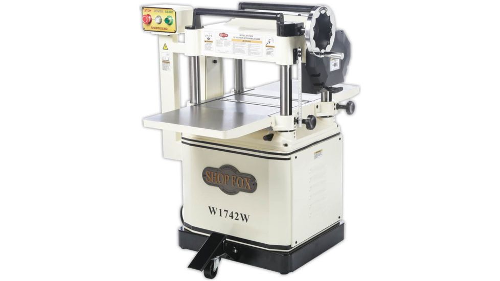 Woodstock SHOP FOX 15in Planer with Built-in Mobile Base, W1742W
