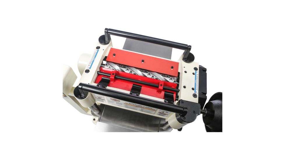 Woodstock SHOP FOX 15in Planer with Spiral Cutterhead &amp; Built-in Mobile Base, W1742SW