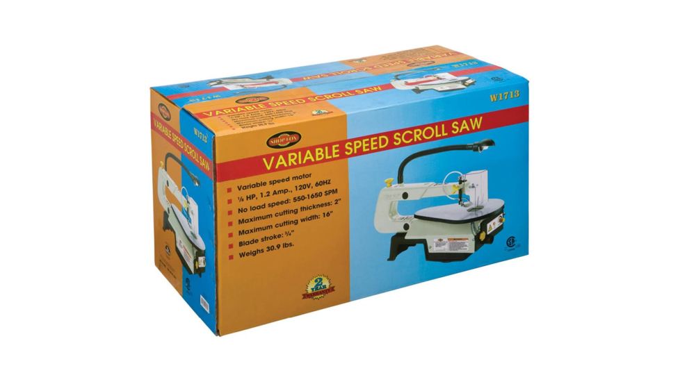 Shop Fox 16in Variable-Speed Scroll Saw, W1713