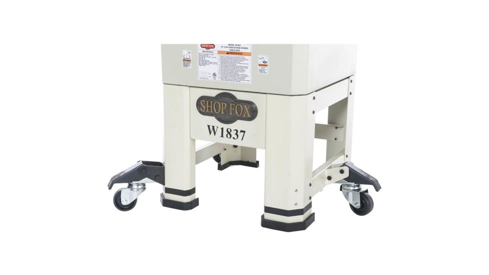 Shop Fox 2 HP 10in Hybrid Open Stand Table Saw, W1837