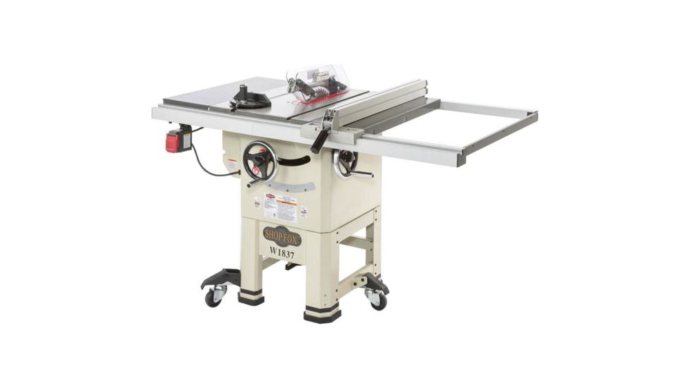 Shop Fox 2 HP 10in Hybrid Open Stand Table Saw, W1837