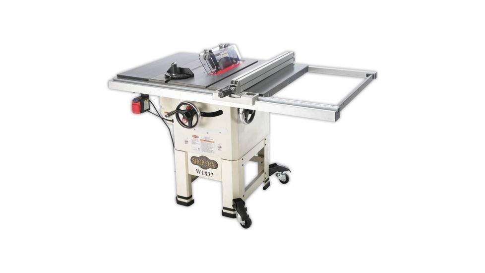 Shop Fox 2 HP 10in Hybrid Open Stand Table Saw, W1837