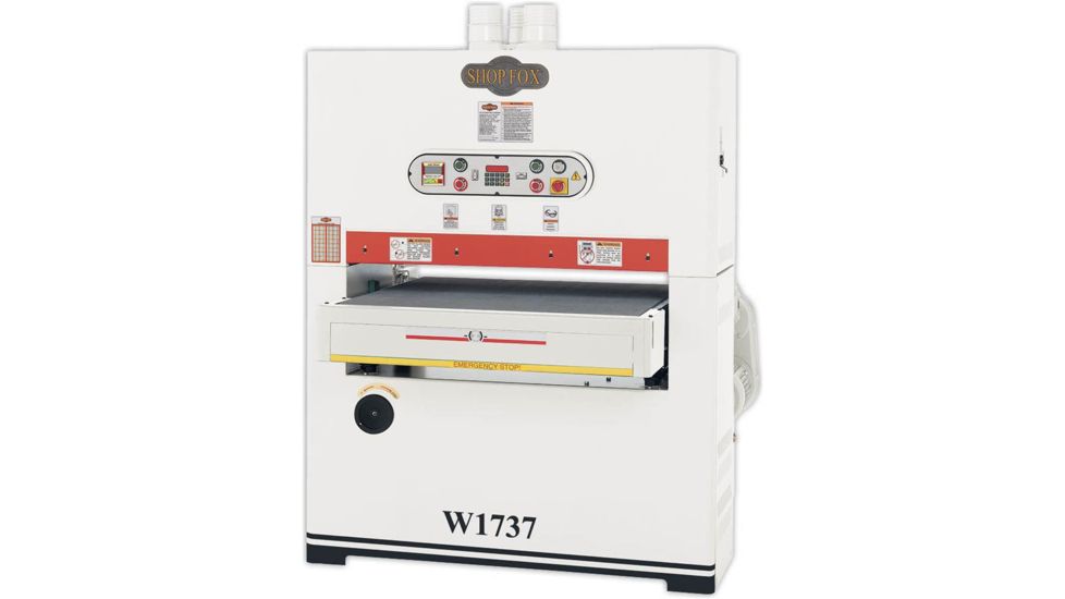 Shop Fox 37in Single-Phase Wide Belt Sander, W1737