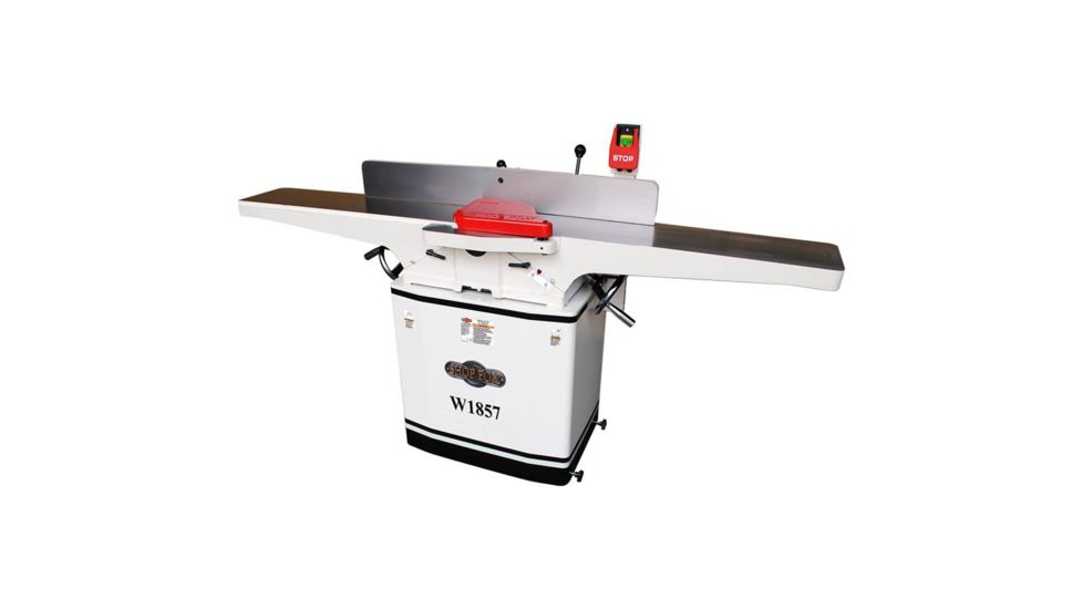Woodstock SHOP FOX Dovetail Jointer with Mobile Base, White, 8 in x 72 in W1857
