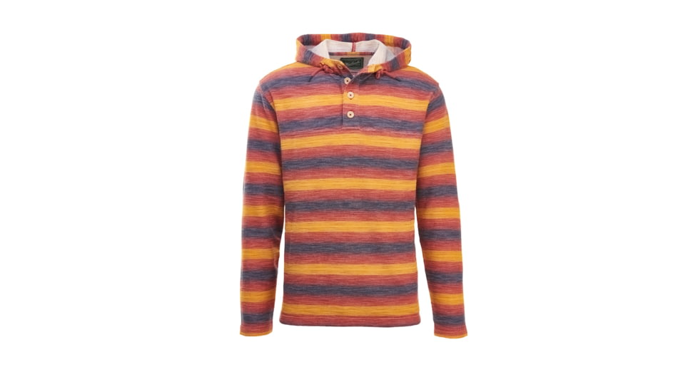 Woolrich Baja II Modern Men's Hoodie, Terracotta Ombre, 8403