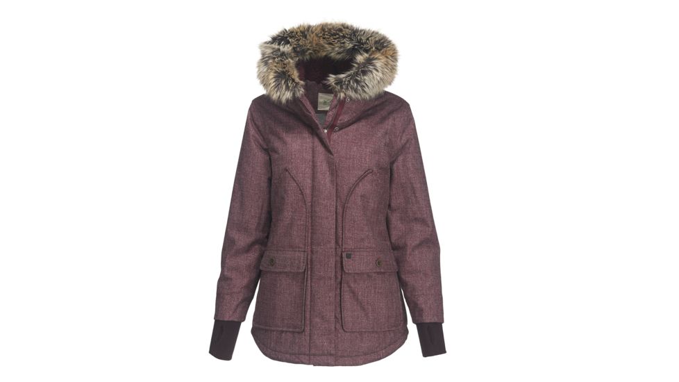 Woolrich Bitter Chill Wool Loft Jacket - Women's, Burgundy, M, 15652-BRG-M-R