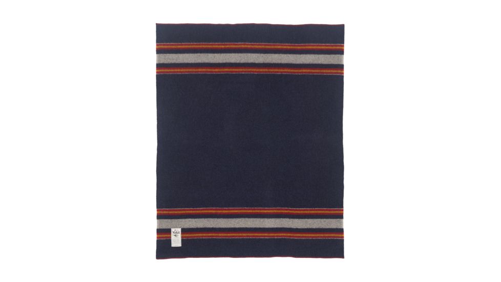 Woolrich Camp Blanket, Navy Heather, 50x60, 92021-NVH-EA-R