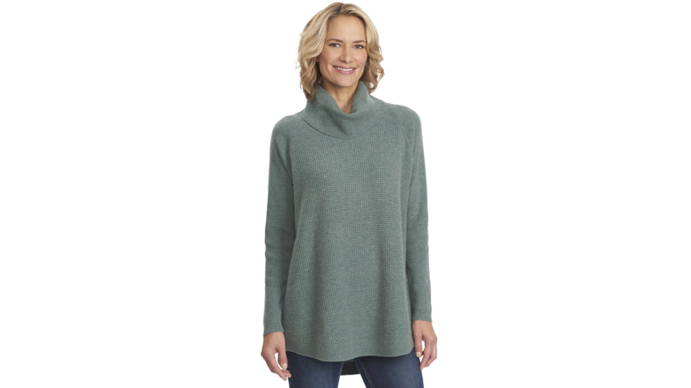 Woolrich Clapshaw Cowl Tunie - Womens-Blue Fir Heather-X-Small