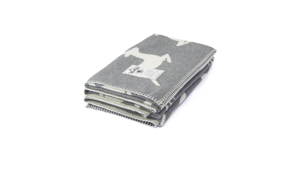 Woolrich Deer Brook Blanket-Wool Cream Reindeer