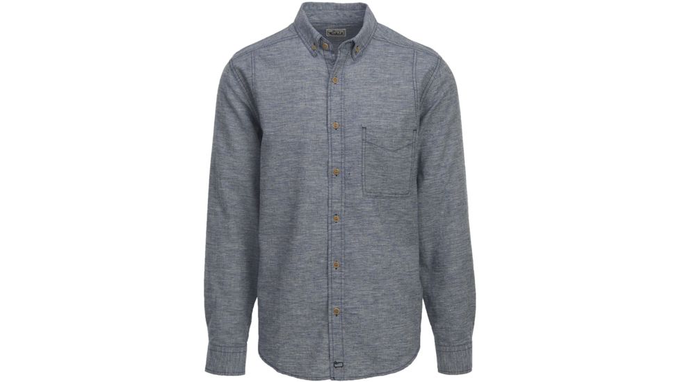 Woolrich Eco Rich Hemp Shirt - Men's-Cobalt-Medium