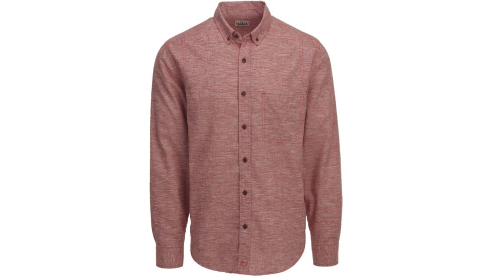 Woolrich Eco Rich Hemp Shirt - Men's-Tuscan Red-Small