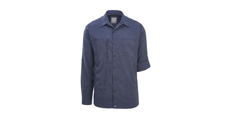 Woolrich Expedition Canyon Conv Modern Men's Shirt, Faded Indigo, 6388