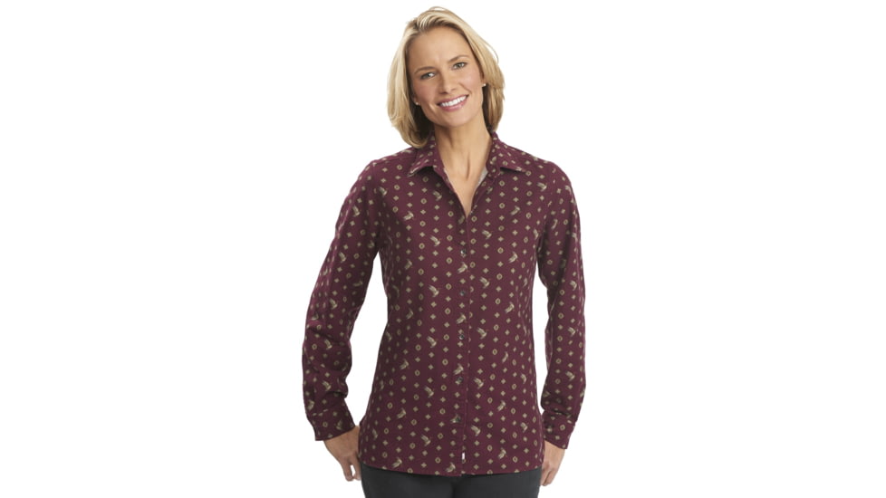 Woolrich Keystone Printed Chamois Shirt - Womens-Fig-Large