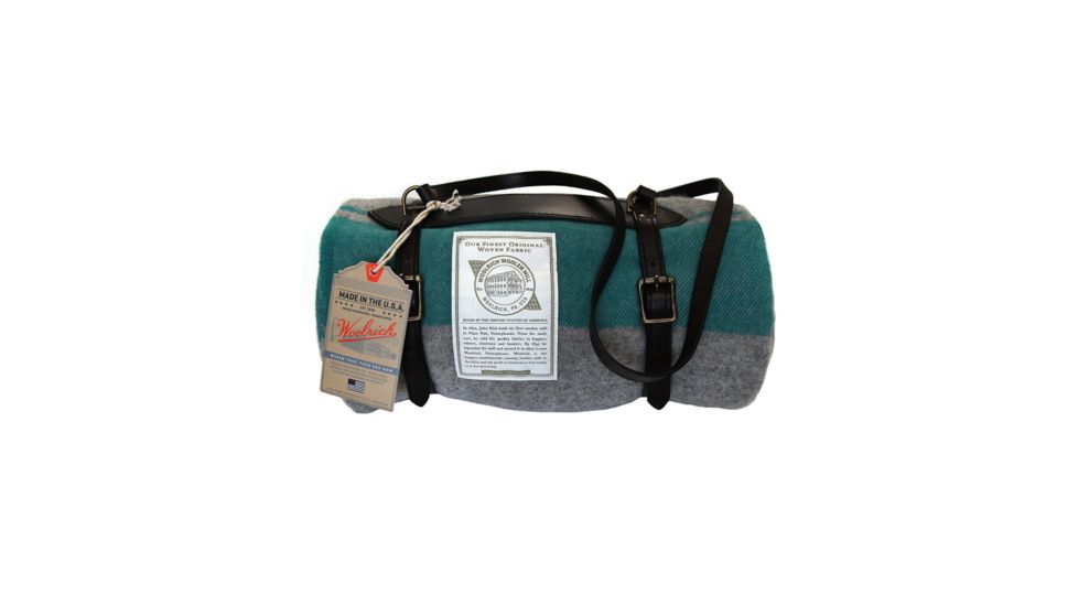 Woolrich Leather Blanket Harness Carrier, Turquois/Gray 4200-NC-NOCOLOR-EA-DEMO