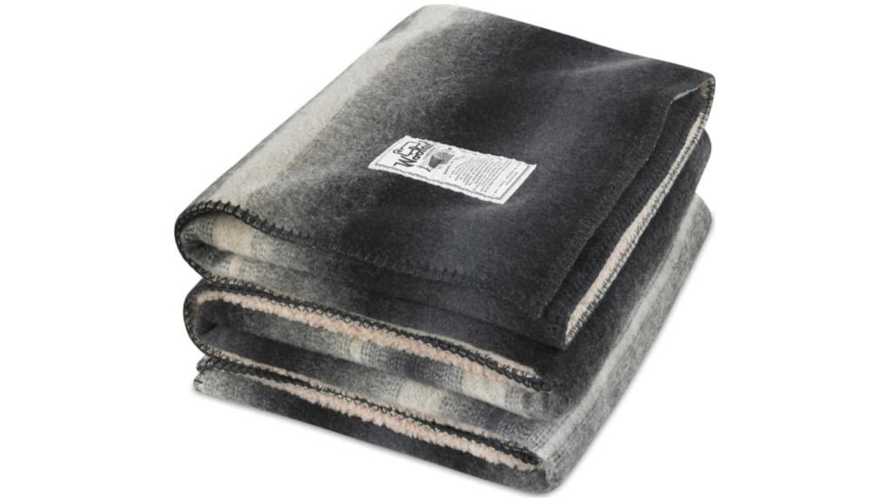 Woolrich Logan Ridge w/Sherpa, Black/Grey, 50X68, 92491-BLACK/GREY-