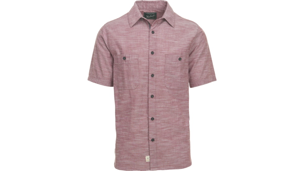 Woolrich Lost Lakes Chambray Shirt - Men's-Antique Red-Medium