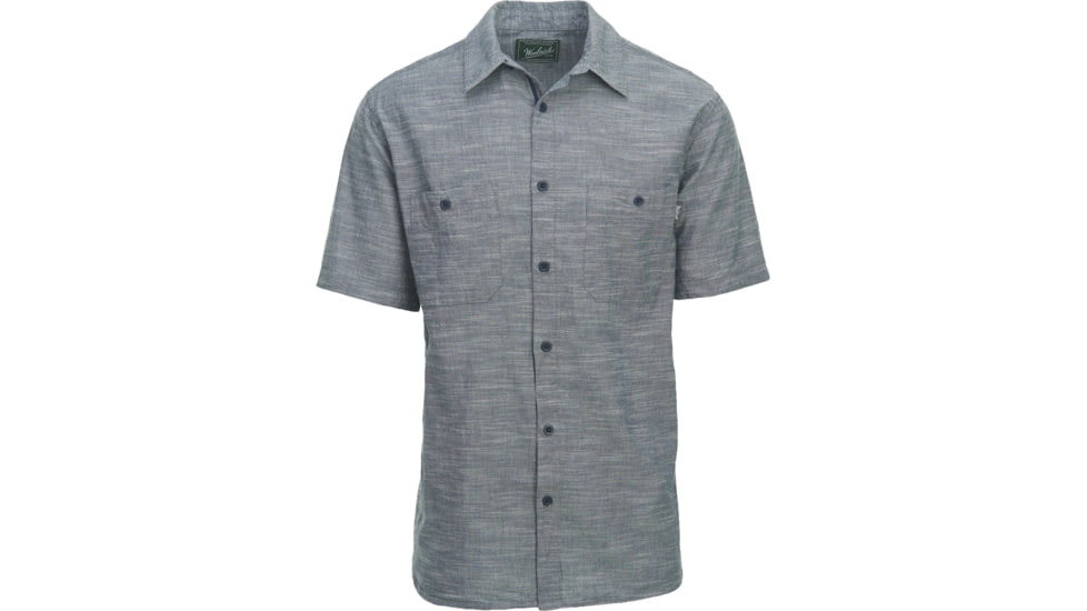 Woolrich Lost Lakes Chambray Shirt - Men's-Navy-Large