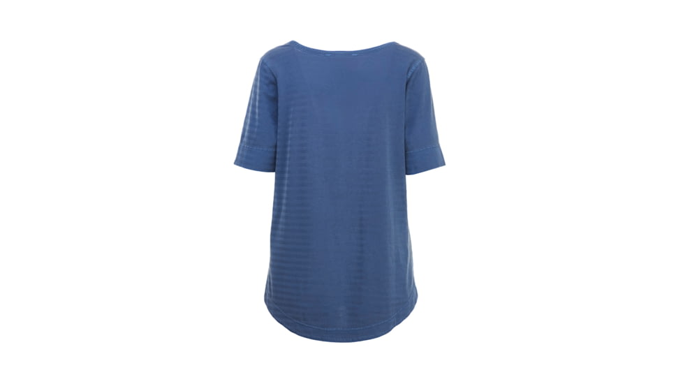 Woolrich Meadow Forks Women's Short Sleeve Tee Shirt, Bijou Blue, 7053