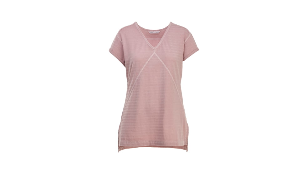 Woolrich Meadow Forks Women's Short Sleeve Tee Shirt, Violet Ice, 7053