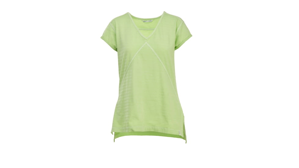Woolrich Meadow Forks Women's Short Sleeve Tee Shirt, Wild Mint, 7053