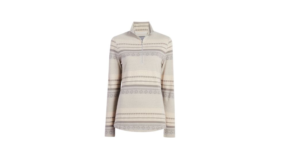 Woolrich Mile Run Half Zip II - Womens, Salt Water Grey, Medium, 7037-SALTWATERGREY-M