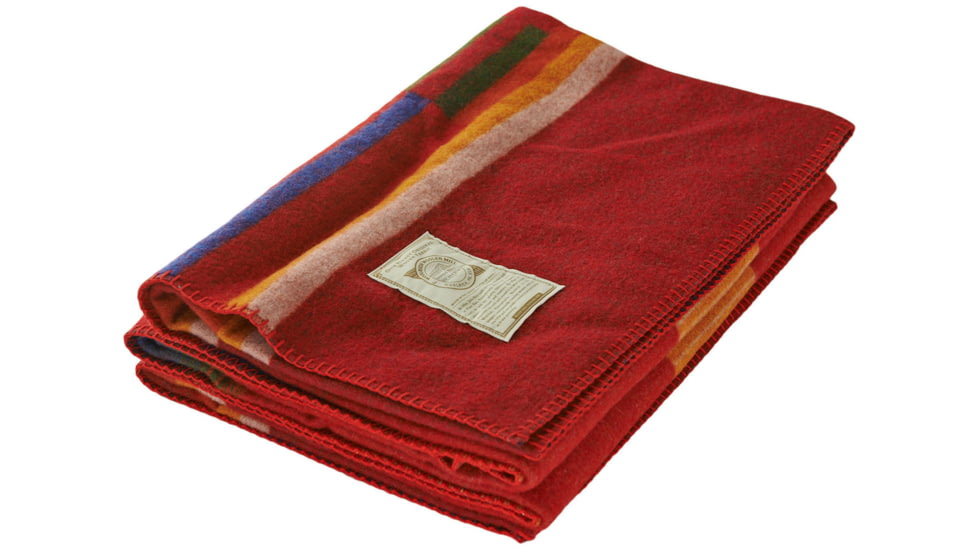 Woolrich Morning Star Blanket-Red