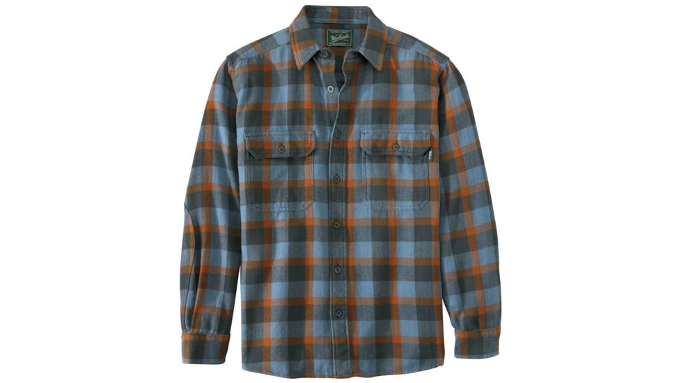 Woolrich Oxbow Bend Flannel Shirt - Men's-Blue Haze-Small