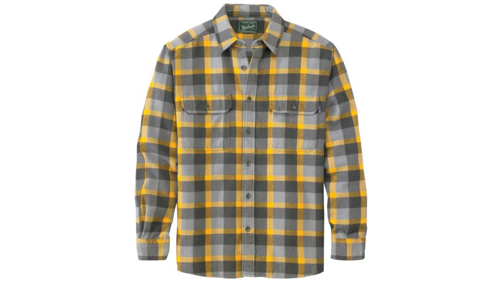 Woolrich Oxbow Bend Flannel Shirt - Men's-Frost Gray-Small