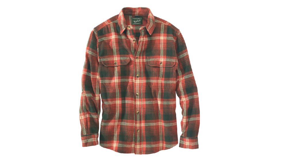 Woolrich Oxbow Bend Flannel Shirt - Men's-Lava-Small