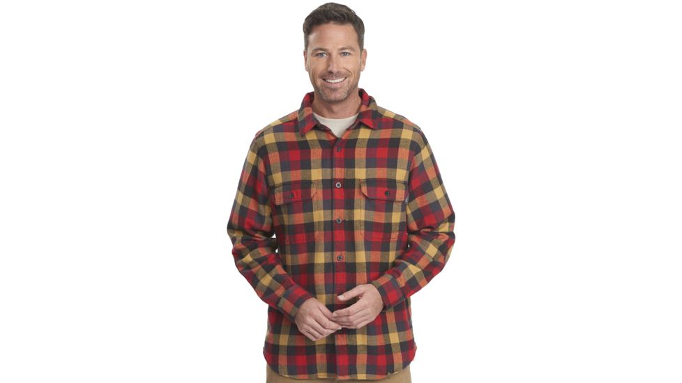 Woolrich Oxbow Bend Flannel Shirt - Mens-Multi Buffalo-Medium